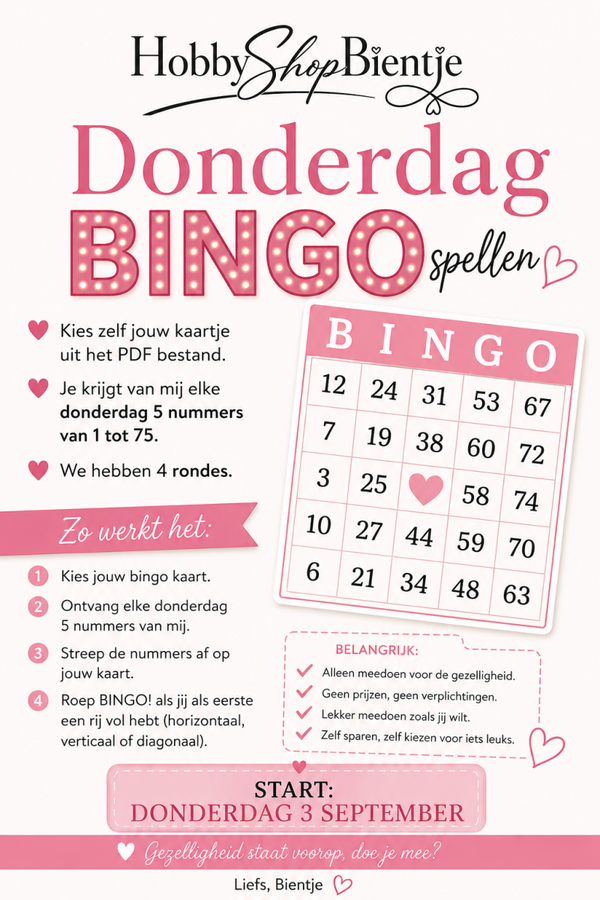 Donderdag Bingo Facebook