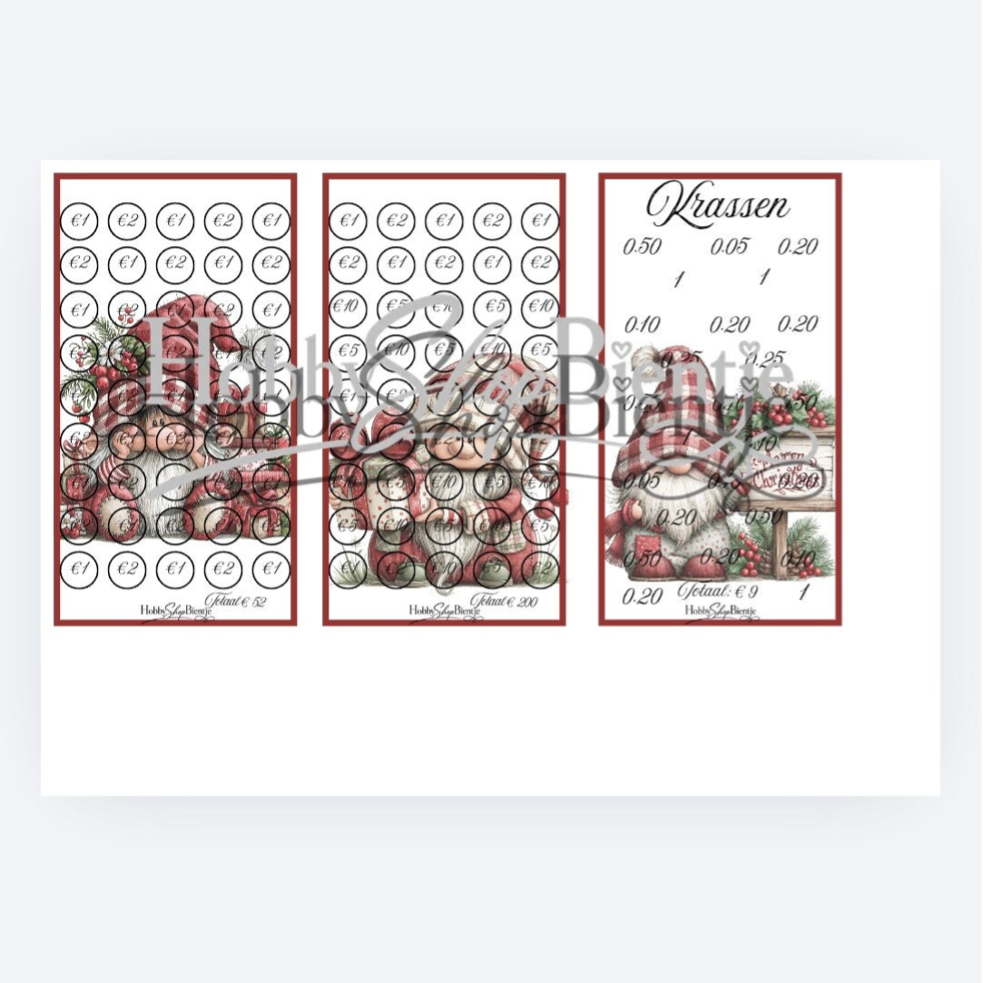 Digitaal: GNOME KERST bedragen