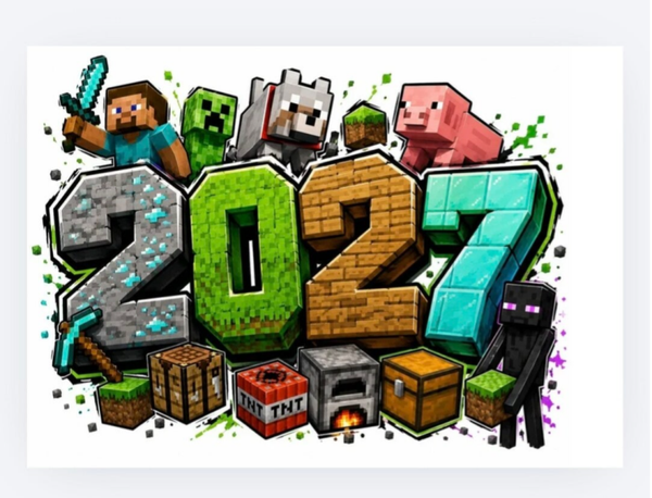 Digitaal: Minecraft kalender 2027