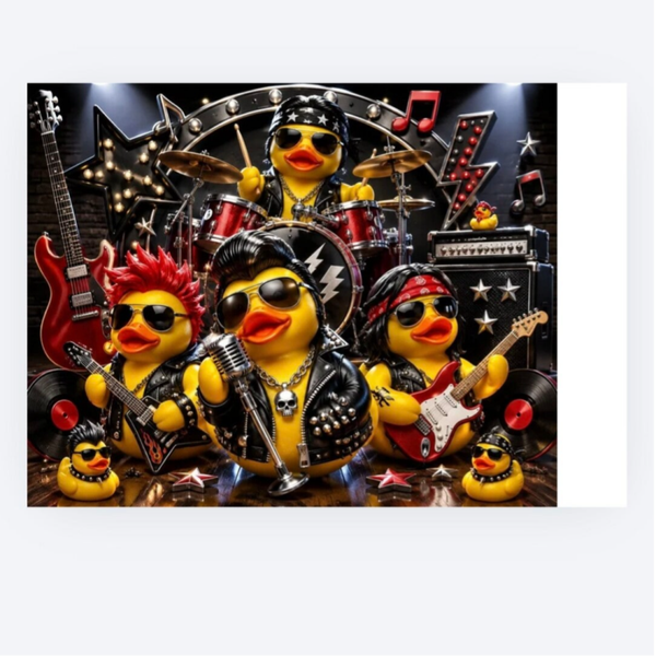 Digitaal: rock and roll rubber ducks kalender 2027
