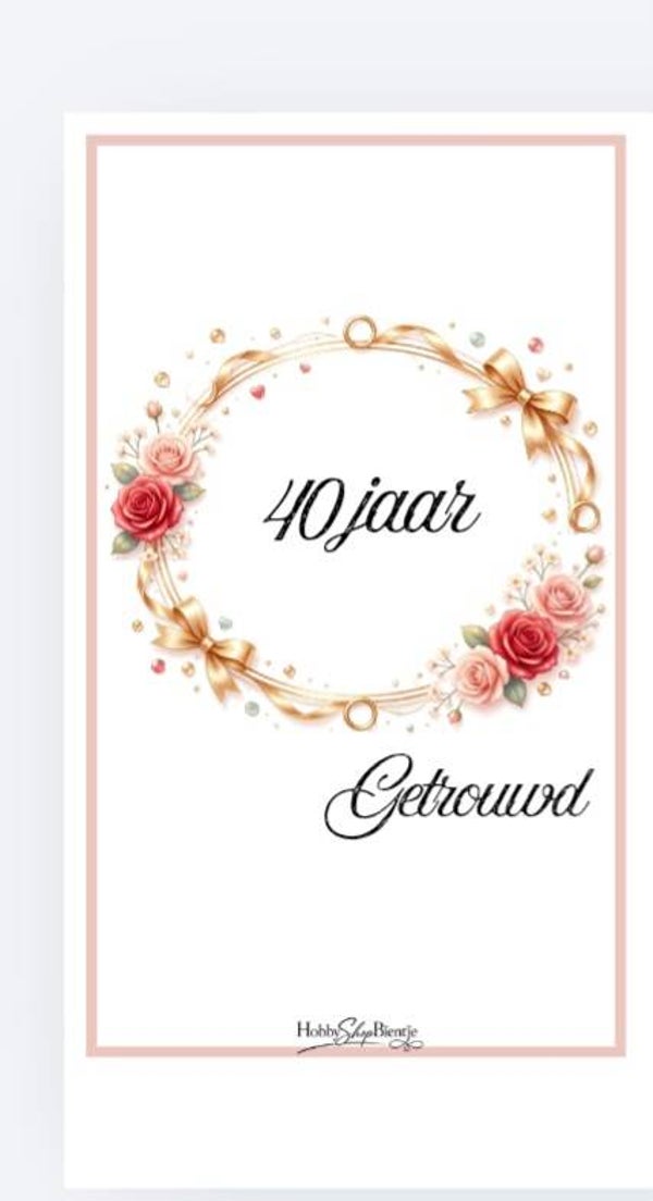 Dashboard/ voorbladen feest/ getrouwd