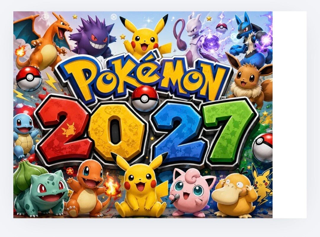 Digitaal: Pokémon kalender 2027