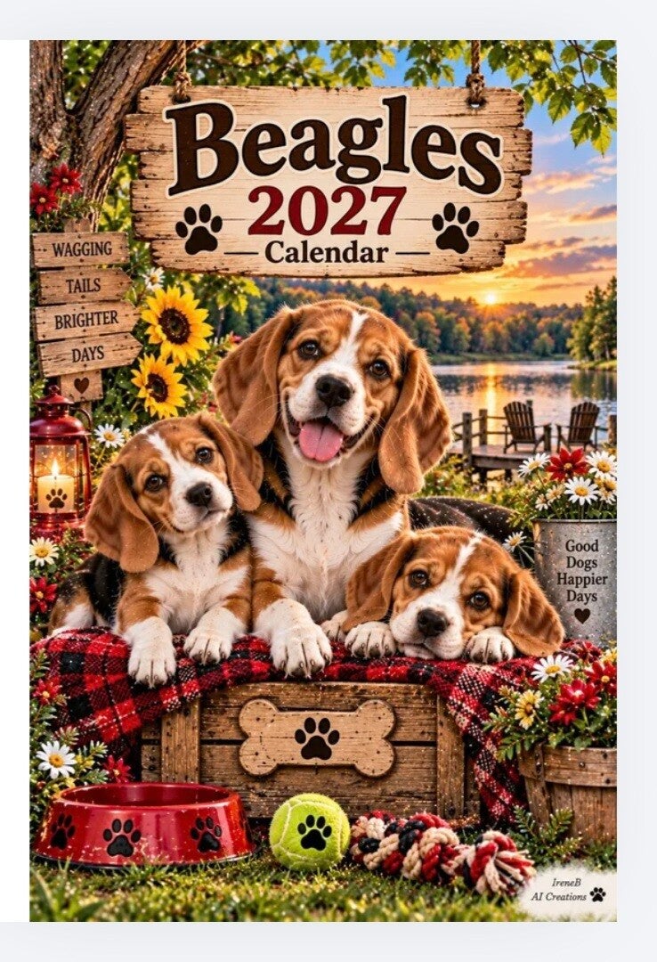 Digitaal: Beagles kalender 2027