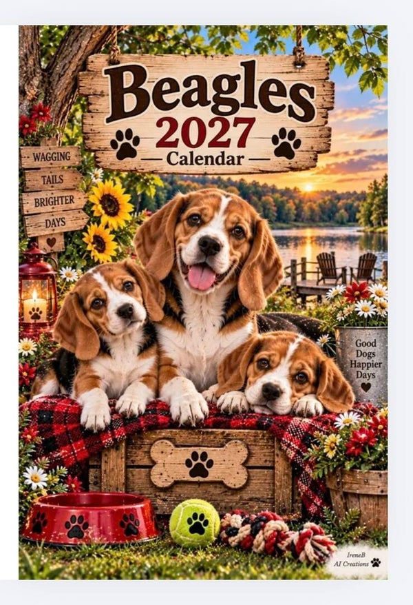 Digitaal: Beagles kalender 2027