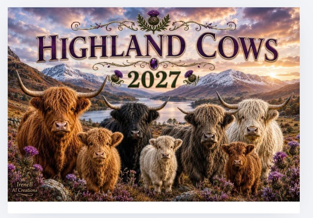 Digitaal: Hooglanders kalender 2027