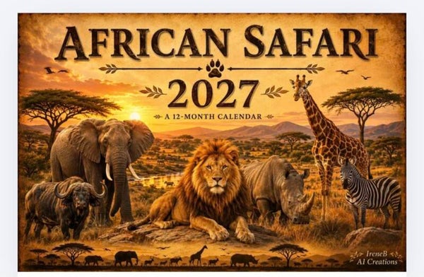 Digitaal: Africa safari kalender 2027