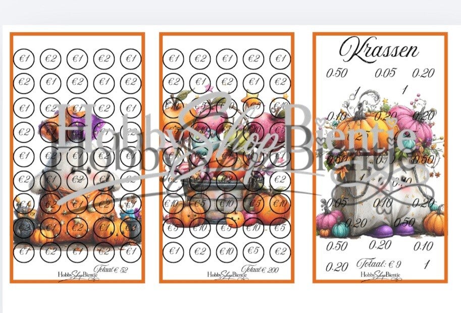 Halloween tas bedragen challenge