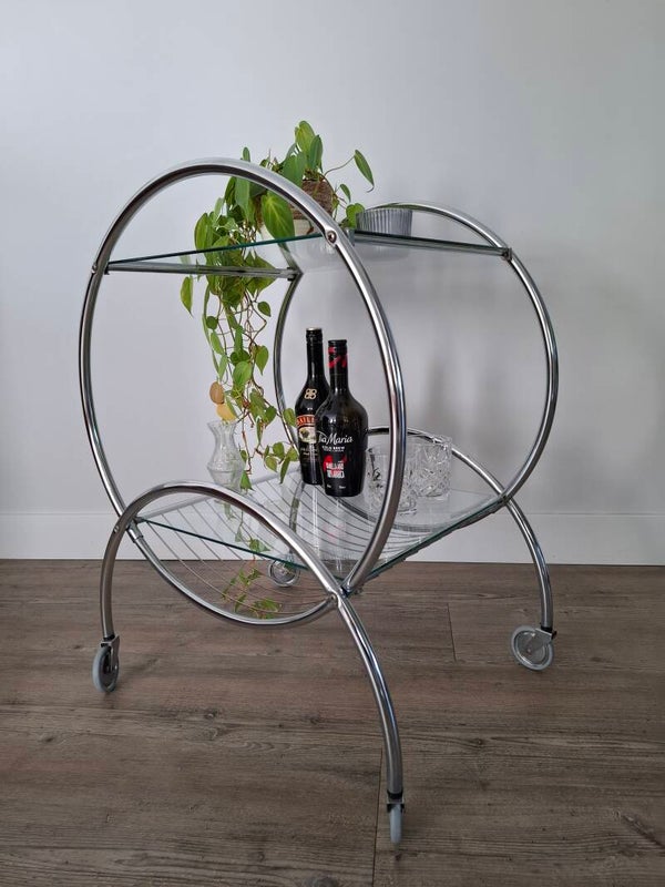 VERKOCHT | Vintage Bar Cart | Trolley | Serveerwagen