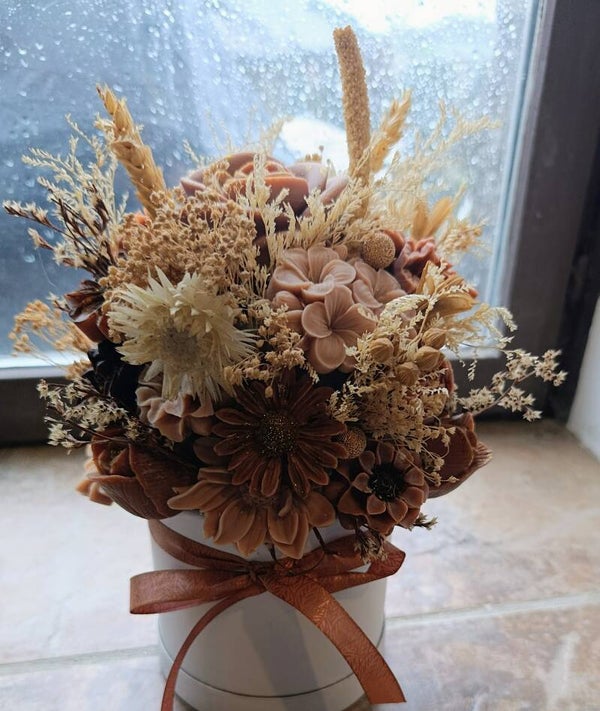 Pot composition florale