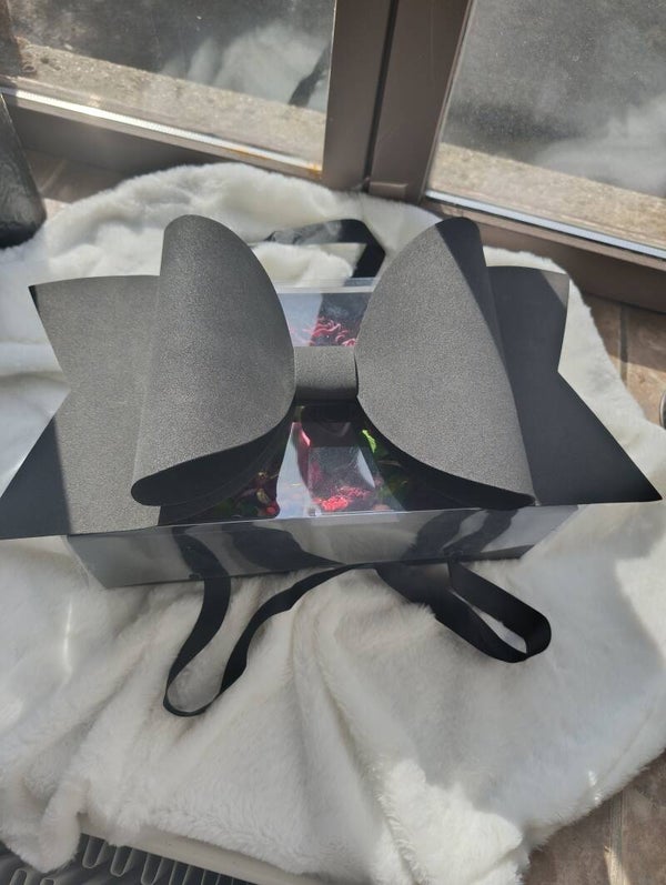 Boîte cadeau bougies avec illuminations