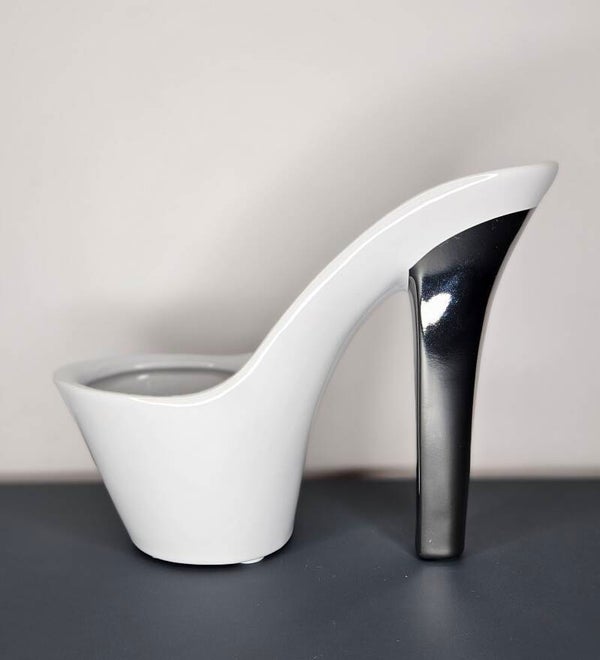 Bloempot, "High heel" H.17cm