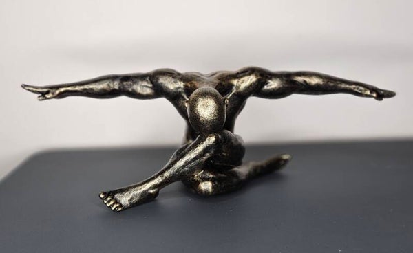 Beeldje "workout" H.11cm