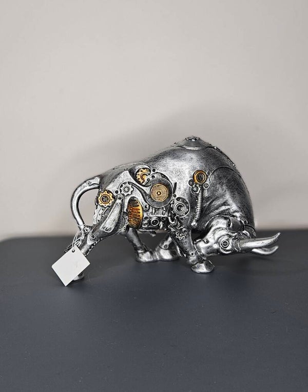 Beeldje, Steampunk "Bull" H.14cm