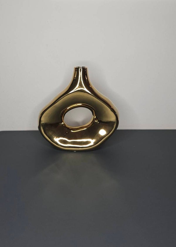 Vaas "Malta goud" H.23cm