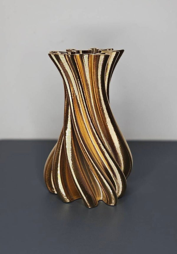 Vaas "3D Printer" 2.0 Gold. H.24.5cm
