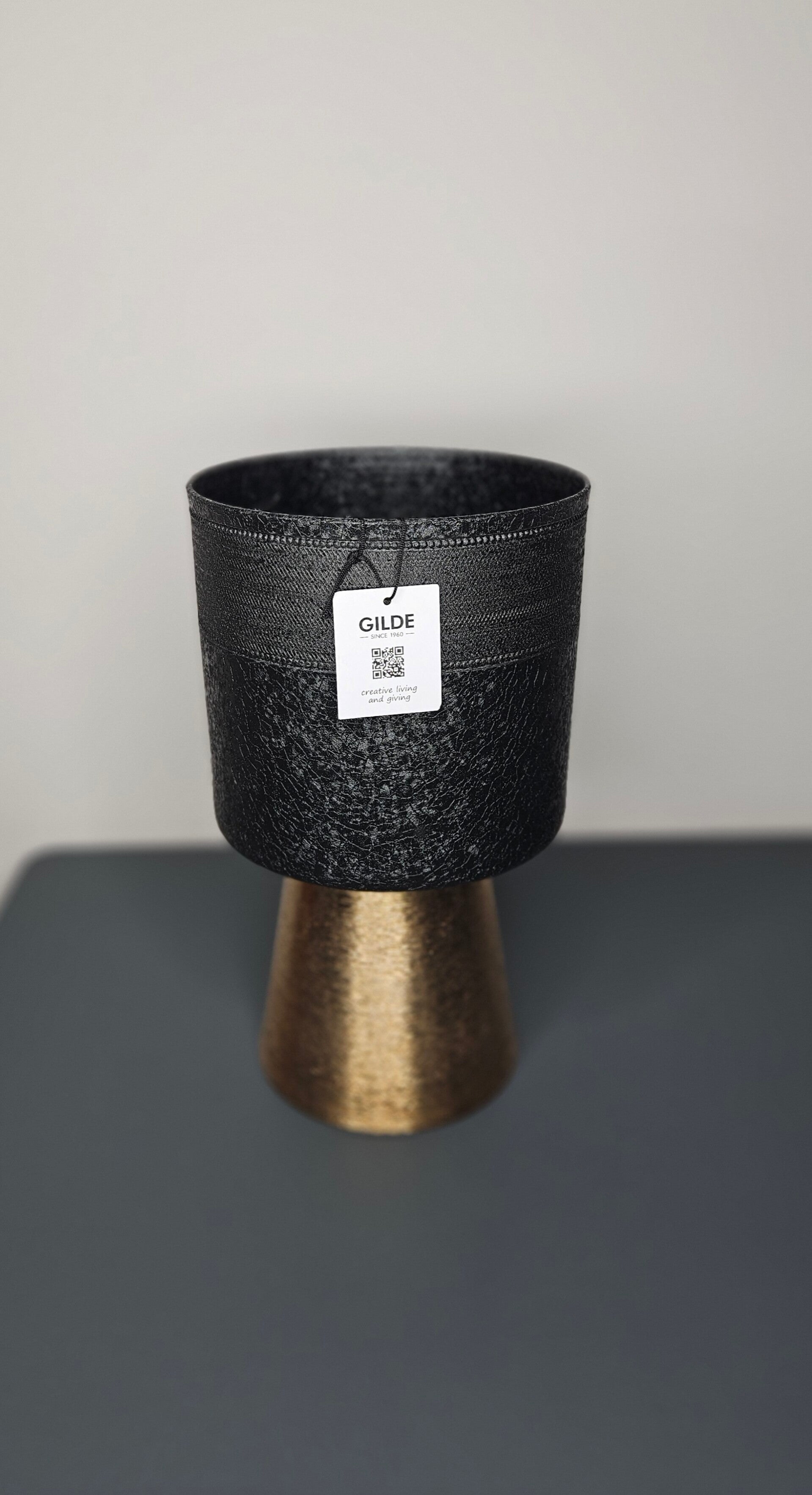 Vaas, bloempot 'cylindrical' H.29cm