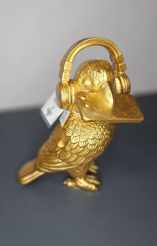 Beeldje papagaai "Franky" H.25cm