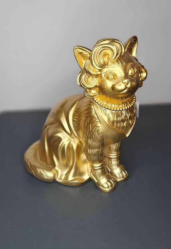 Beeldje kat "Monroe" H.25cm