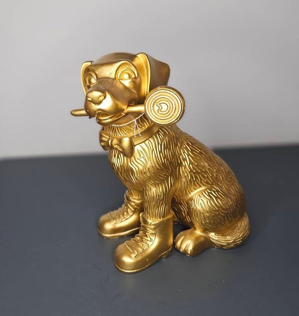 Beeldje dog "bruno" H.25cm