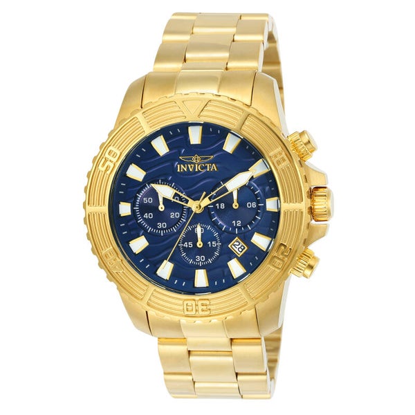 Invicta Pro Diver Men's Watch - 45.5mm. Gold 24001