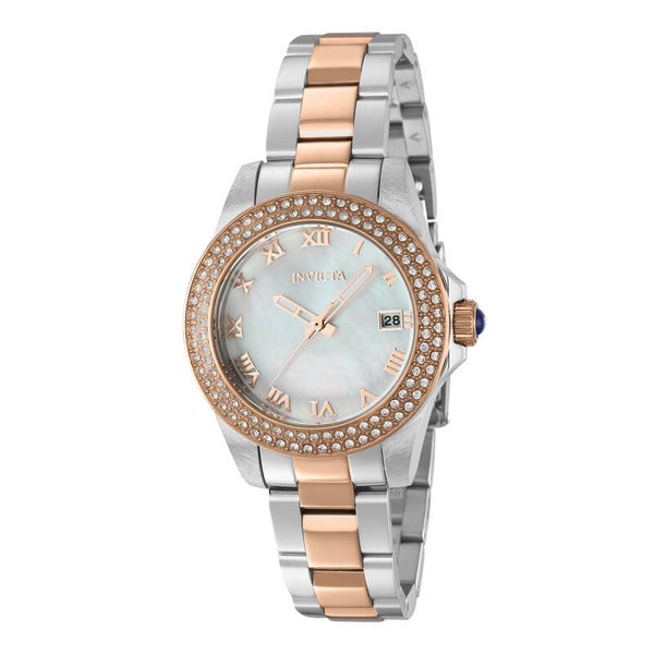 Invicta Angel Women's Watch w/ Mother of Pearl Dial - 34mm, Steel, Rose Gold (3607