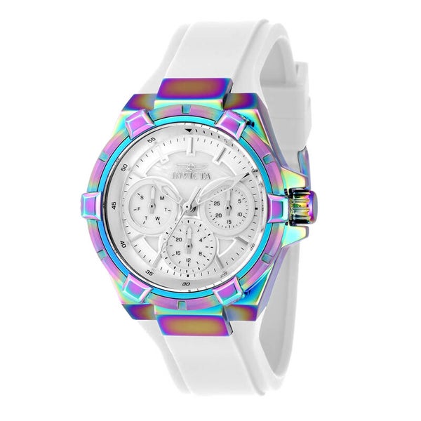 Invicta Aviator Women's Watch w/ Mother of Pearl Dial - 36mm, White 37308