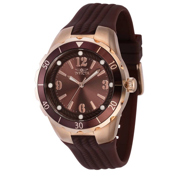 Invicta Angel Halo Women's Watch - 38mm, Dark Brown (40312)
