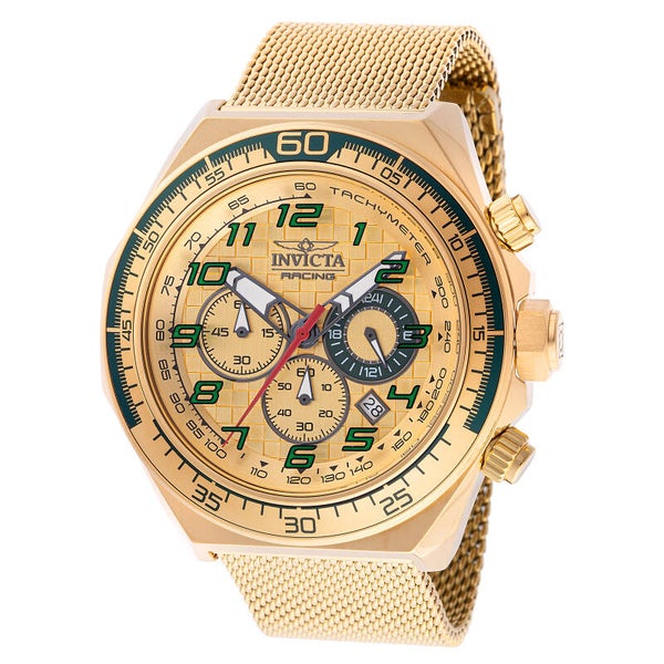Invicta Racing Men's Watch - 50mm. Gold