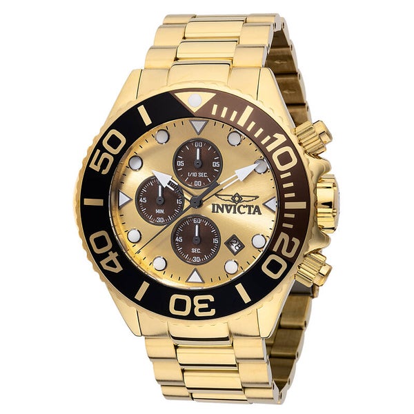 Invicta Grand Diver Men's Watch - 52mm, Gold 48590