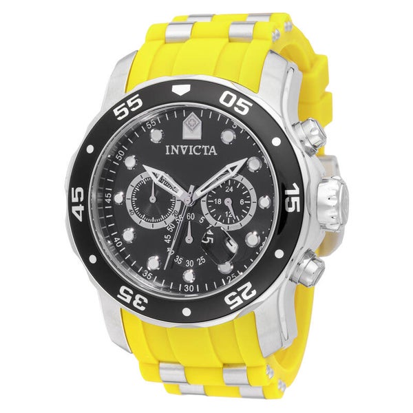 Invicta Pro Diver SCUBA Men's Watch - 48mm, Yellow, Steel (49830)