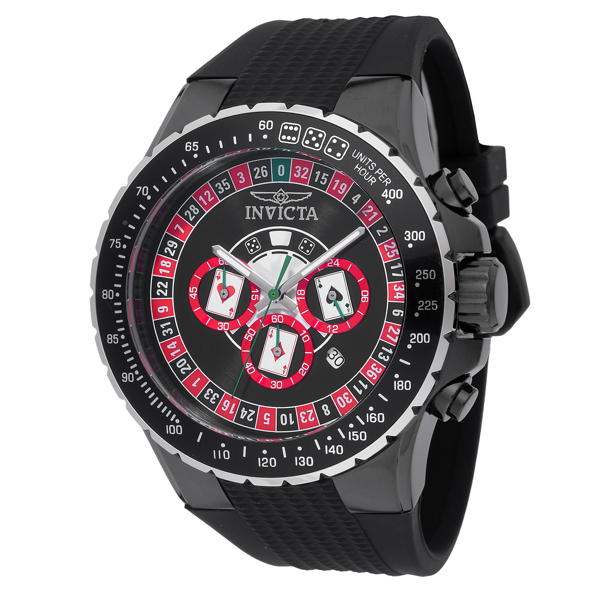 Invicta Aviator Monte Carlo Men's Watch - 50mm, Black