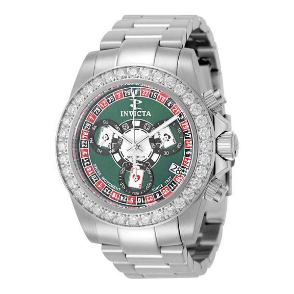 Invicta elite Speedway Grand Grupier 4 ct diamonds swiss movments