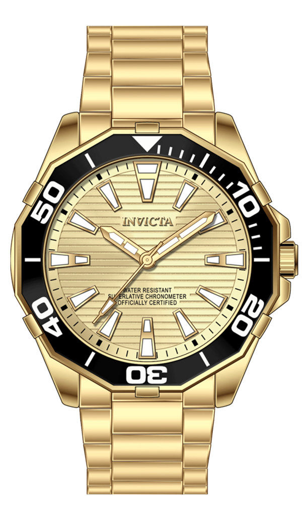 Invicta Pro Diver Men's Watch - 46mm, Gold .