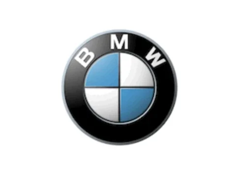 BMW logo in blauw en wit