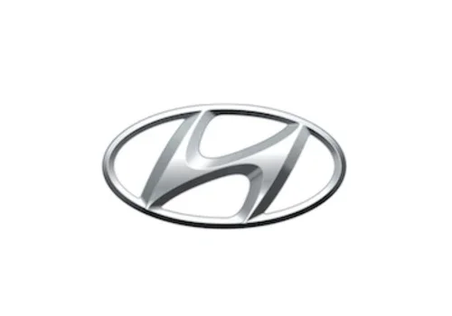 Hyundai logo met schuine H