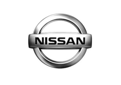 Nissan logo met cirkel