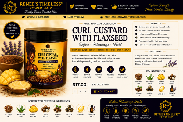 Curl Custard with Flaxseed