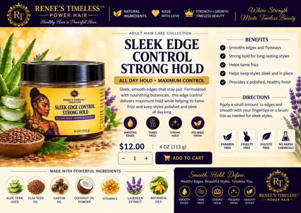 Sleek Edge Control – Strong Hold