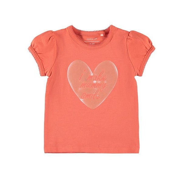 Name It | T-Shirt Orange Mummy