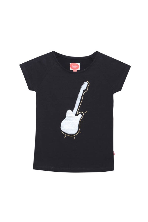 Little Miss Juliette | T-Shirt Guitar Pailetten