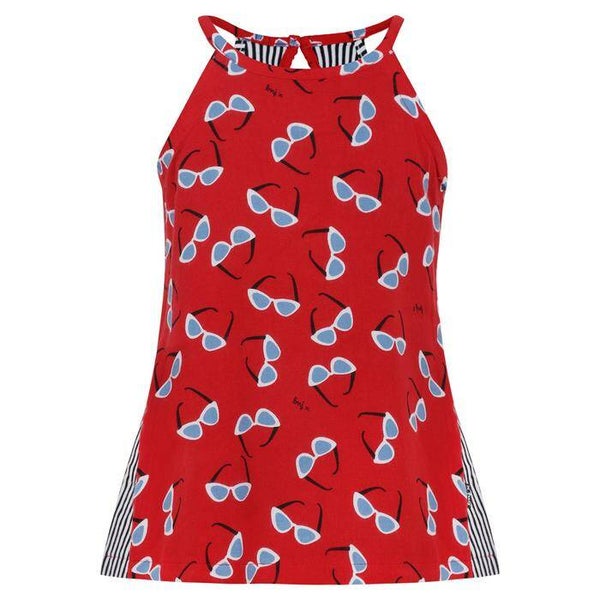 Little Miss Juliette | Singlet Rood