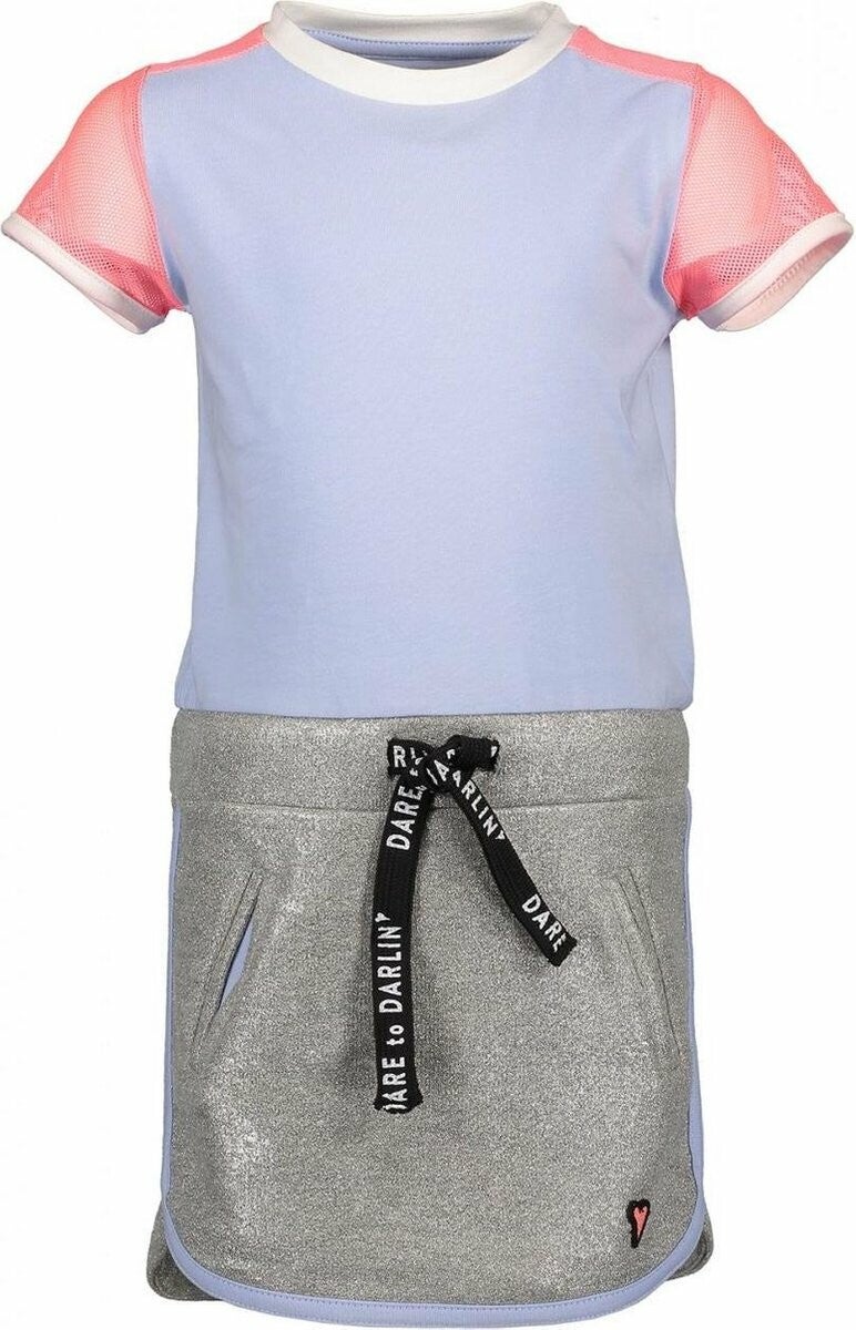 Moodstreet | Jurk Paars Zilver