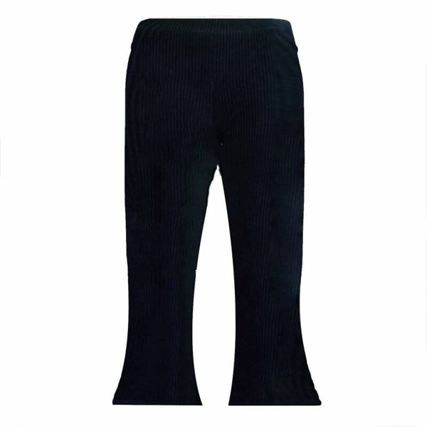 Beebielove | Flared Pants Velvet Donkerblauw
