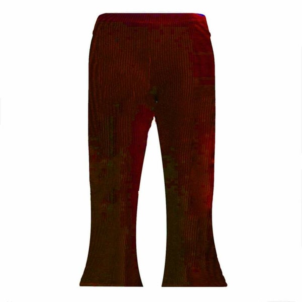 Beebielove | Flared Pants Velvet Rood