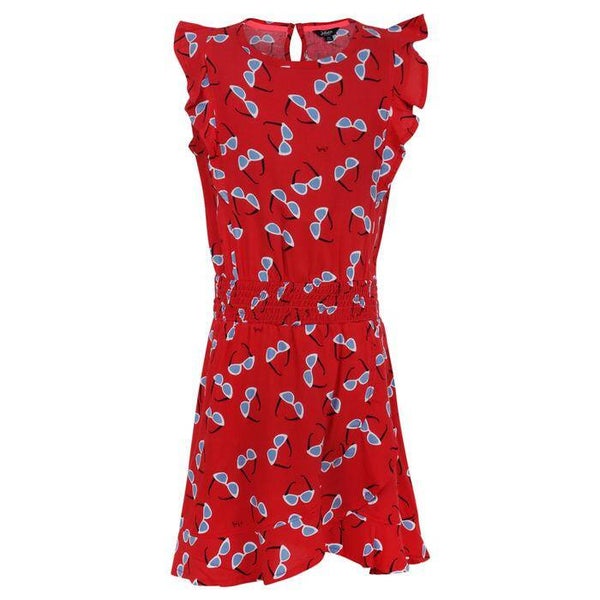 Little Miss Juliette | Jurk Rood Ruffle