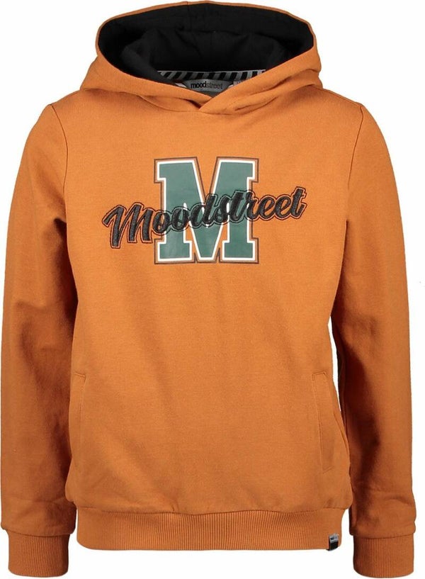 Moodstreet | Hooded Sweater Brown