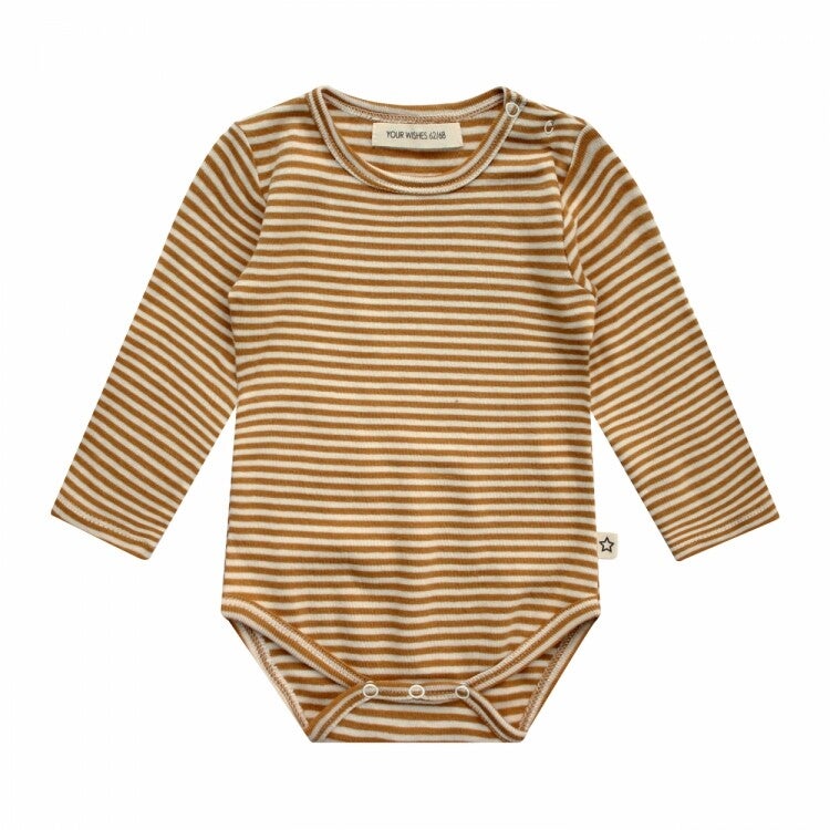 Your Wishes | Romper Longsleeve Gold Stripes