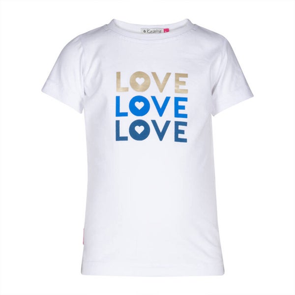 Kiezeltje | T-Shirt Wit Love
