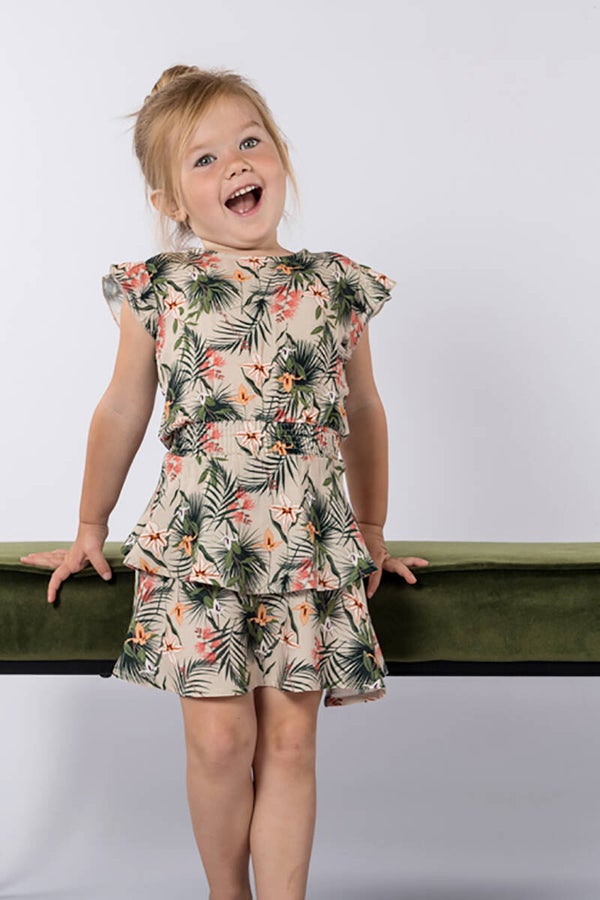 Kiezeltje | Jurk Tropical Flower