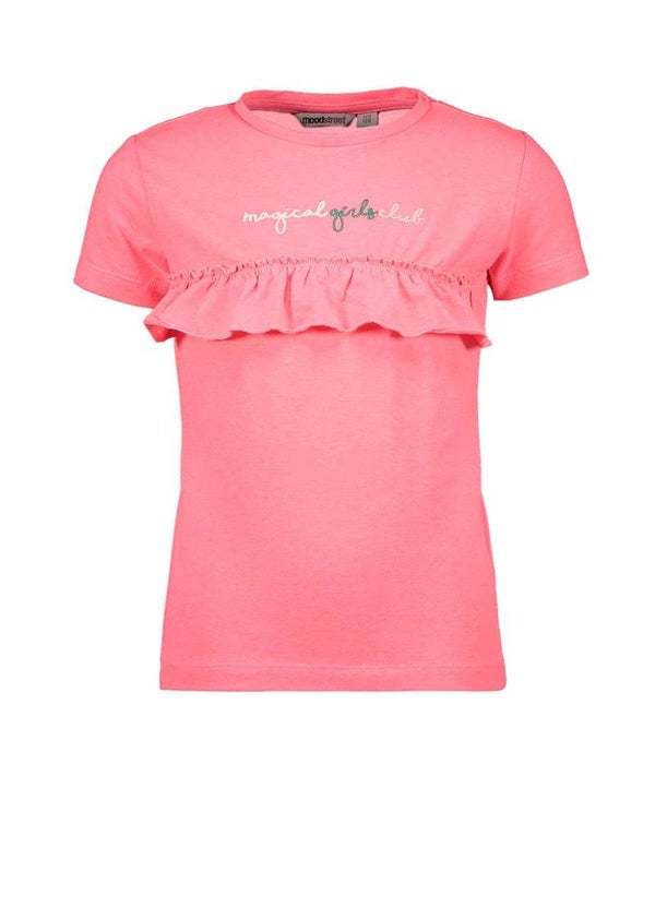 Moodstreet | T-Shirt Neon Roze